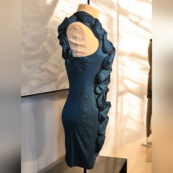 Source Unknown One-Shoulder Navy Dress - Picture 5 of 8